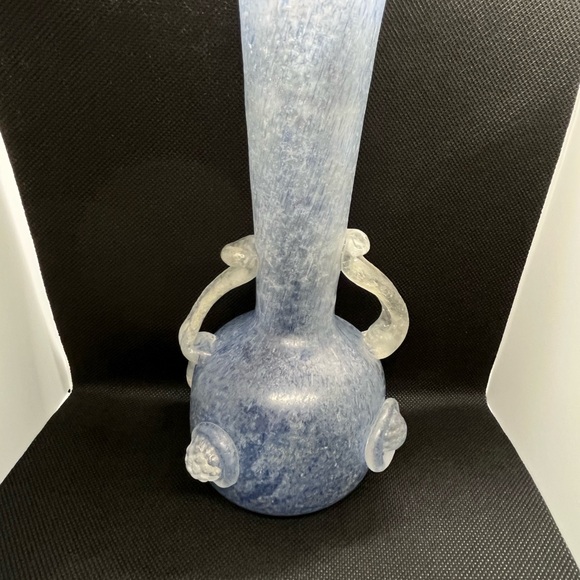 Vintage Murano Scavo Glass Vase - Picture 2 of 8